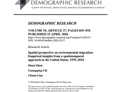Spatial perspective on environmental migration: Empirical insights from a spatiotemporal approach in the United States, 1970–2010